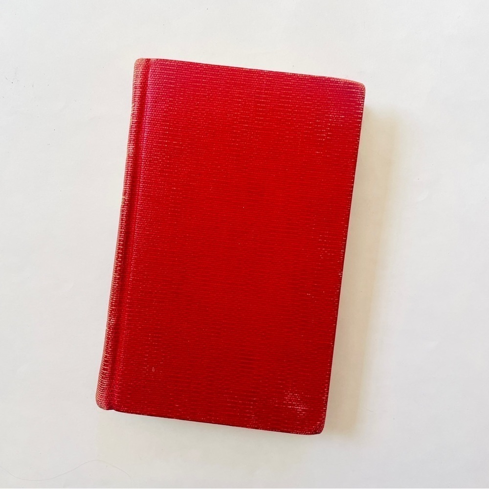 A Wonder Book Tanglewood Tales Hawthorne Vintage Hardcover Book Red 1929